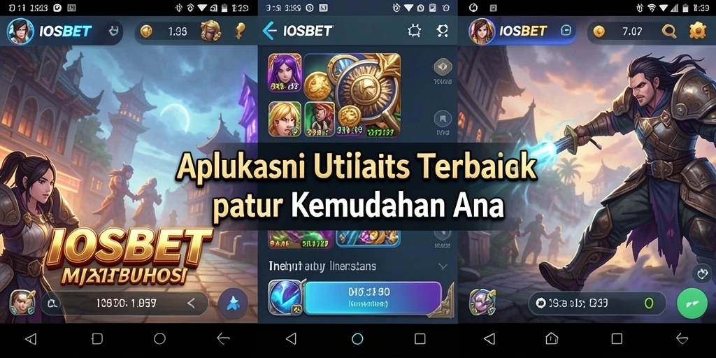 Tampilan antarmuka pengguna IOSBET yang ramah dan intuitif.