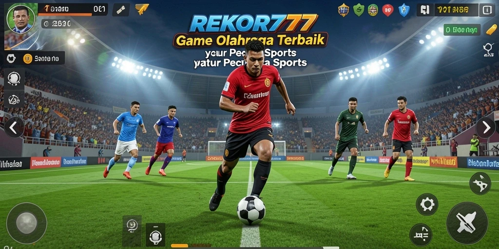 Tampilan gameplay seru dalam REKOR777 dengan aksi olahraga yang mendebarkan.